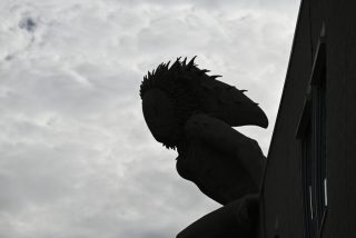 Big head statue of pan