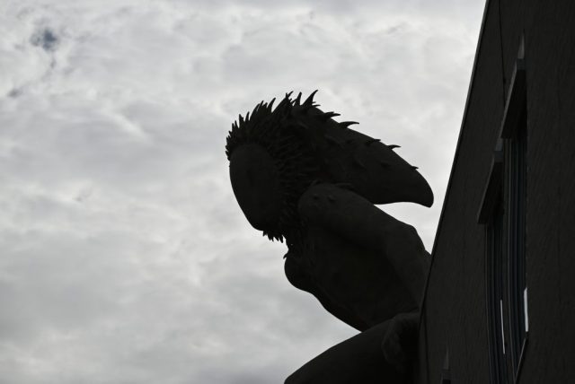 Big head statue of pan