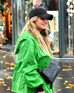 Woman in green