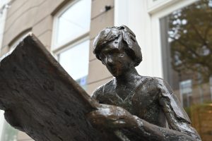 The reader at Langestraat, Enschede