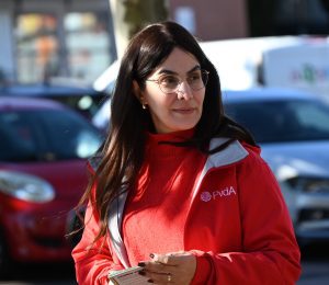 Woman in Red