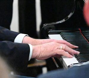 Hands of a pianoplayer